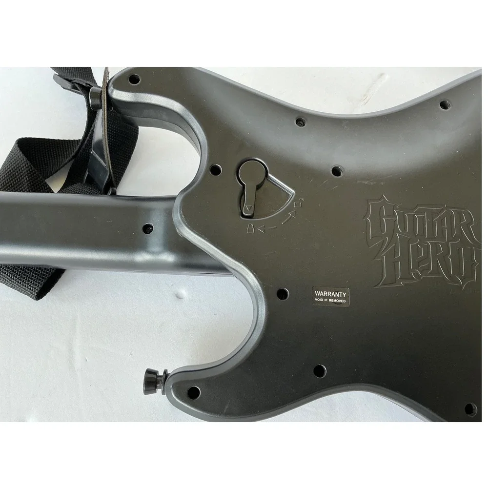 Kramer Guitar Hero Aerosmith As-is Wireless‎ PS2 Black Striker Gaming Guitar